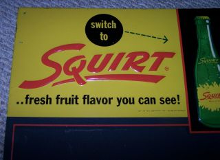 Vintage Switch To Squirt.  Fresh Fruit Flavor Chalkboard Menu Sign Stout Sign Co 5