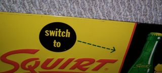 Vintage Switch To Squirt.  Fresh Fruit Flavor Chalkboard Menu Sign Stout Sign Co 7