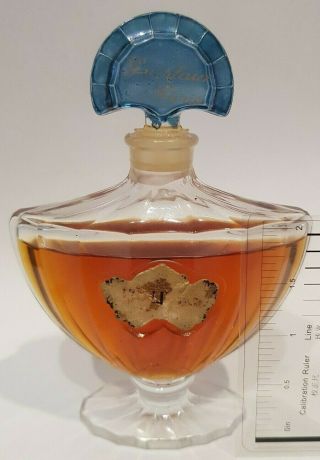 STUNNING 10cm tall Vintage Guerlain Shalimar perfume bottle 3