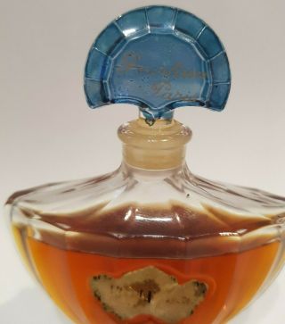 STUNNING 10cm tall Vintage Guerlain Shalimar perfume bottle 8