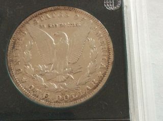 1883 CC Morgan Silver Dollar (Vintage CoinWorld Case) Coin.  3004 4