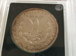 1883 CC Morgan Silver Dollar (Vintage CoinWorld Case) Coin.  3004 7