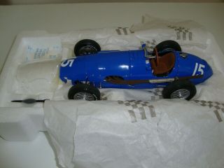 1:18 Exoto Gpc 97197 Louis Rosier 1954 British Grand Prix F500 F2 Blue Rare