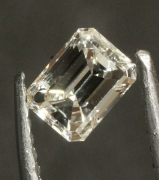 GIA loose certified.  36ct VS1 H emerald cut diamond estate vintage antique 2