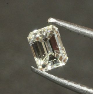 GIA loose certified.  36ct VS1 H emerald cut diamond estate vintage antique 3