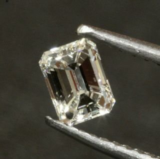 GIA loose certified.  36ct VS1 H emerald cut diamond estate vintage antique 4