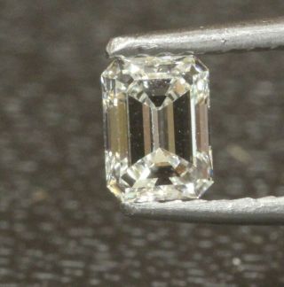 GIA loose certified.  36ct VS1 H emerald cut diamond estate vintage antique 7