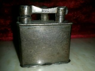 Vintage Sterling Silver Mexico Lift Arm Lighter Rare