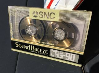 SNC Sound Breeze gold reel to reel vintage cassette tape for boombox collectors 5