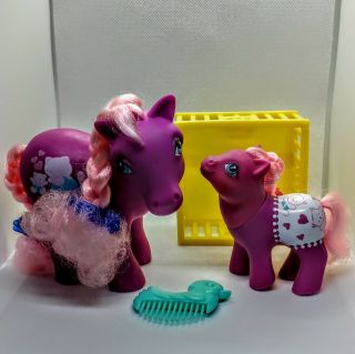 Mlp G1 Beachy Keen Mommy And Baby Set Vintage My Little Pony Mail Order