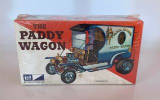 Mpc The Paddy Wagon 1:25 Model Kit Vtg 619 - 150 Police Car Patrol Rare