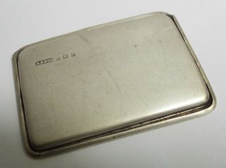 LOVELY RARE ENGLISH ANTIQUE 1905 STERLING SILVER SLIDE ACTION DOUBLE STAMP CASE 8