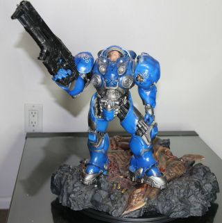 Tychus Findlay Statue Starcraft 2 Sideshow Blizzard Limited Rare Figure Blizzcon