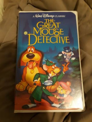 The Adventures Of The Great Mouse Detective - Rare - Walt Disney