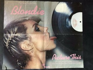 Vintage Blondie Promo Poster