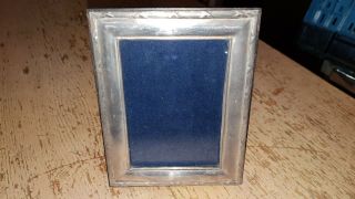 Solid Silver Picture Frame 2007 Birmingham Ray Hall 7 " X 5 ",  Fine 958 Silver