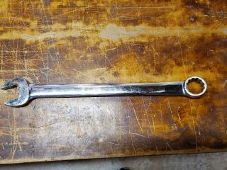 Vintage Snap On 1 1/8 " 12 Point Sae Combination Wrench Oex36
