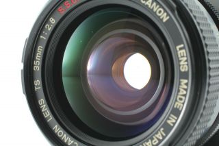 Rare [MINT] Canon TS 35mm f/2.  8 S.  S.  C.  SSC Tilt Shift FD Lens From Japan A67 3