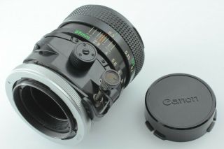 Rare [MINT] Canon TS 35mm f/2.  8 S.  S.  C.  SSC Tilt Shift FD Lens From Japan A67 8