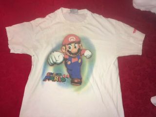Vintage 90s Mario 64 Nintendo 64 Toys R Us Promo T Shirt