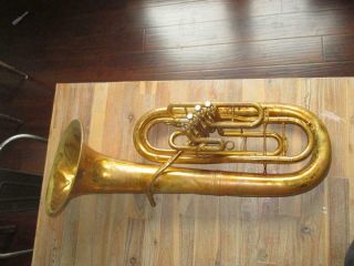 Vintage King 4 Valve Brass Baritone Euphonium Horn
