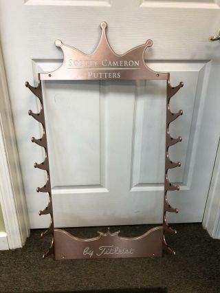 Very Rare Titleist Scotty Cameron Copper Wall Putter Rack 1/500 Ever Made