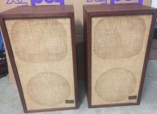 Acoustic Research Ar 2 Ax Speakers 1960s Vintage Ar - 2ax Close Serial S