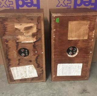 ACOUSTIC RESEARCH AR 2 AX SPEAKERS 1960s VINTAGE AR - 2AX Close Serial s 6