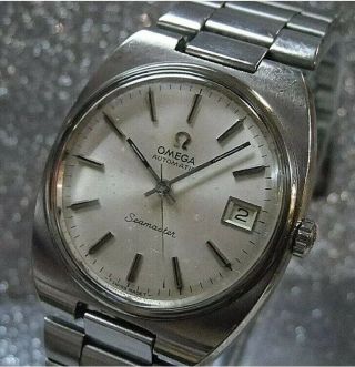 Men’s Vintage Omega Automatic Seamaster Swiss Made Watch Stainless