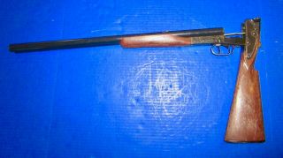 Vintage Daisy Model 21 double barrel BB shotgun,  Reg.  C2208 7