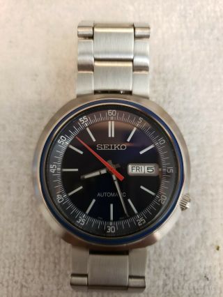 Seiko Recraft Srpc09 Automatic Blue Dial Stainless Steel 100m Men Watch Srpc09k1