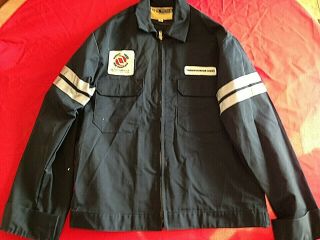 Scarce Vintage Northwest Airlines Ticket Agent Logo Jacket Size Large - So