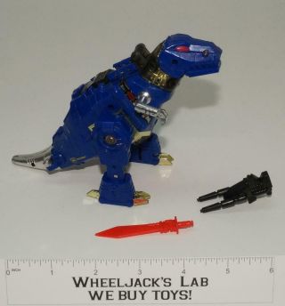 G2 Grimlock Blue 100 Complete 1993 Vintage Hasbro Transformers Action Figure