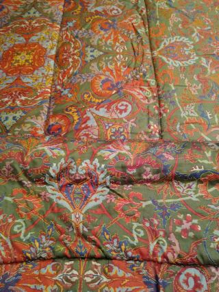 VTG RALPH LAUREN FULL/QUEEN COMFORTER GALAHAD SATEEN PAISLEY 5