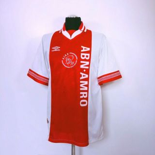 LITMANEN 10 Ajax Amsterdam Vintage Umbro Football Shirt 1994/95 (L) Finland 4