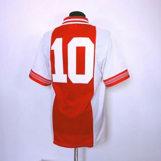 LITMANEN 10 Ajax Amsterdam Vintage Umbro Football Shirt 1994/95 (L) Finland 8