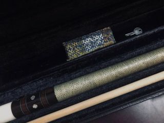 Joss Pool Cue Stick 1983 Rare Mother Of Pearl Inlays Case