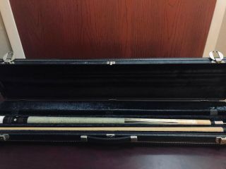Joss Pool Cue Stick 1983 RARE Mother of Pearl Inlays Case 3