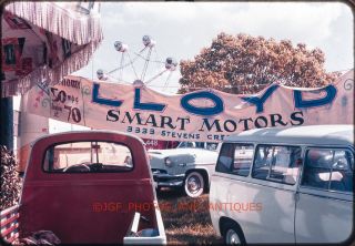 Lloyd Car Dealership In San Jose California Orig Vtg Amateur 35mm Photo Slide