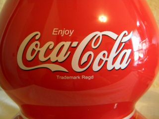 Rare Vtg.  1980 ' s Coca - Cola Ceramic Soda Fountain Advertising Dispenser Sign Logo 7