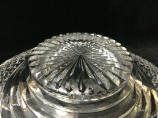 Vintage Cut Crystal Centerpiece Fruit Bowl,  11 1/4 