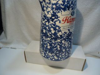 RARE 1950 ' s Hamm ' s beer speckled pitcher advertising red wing 5