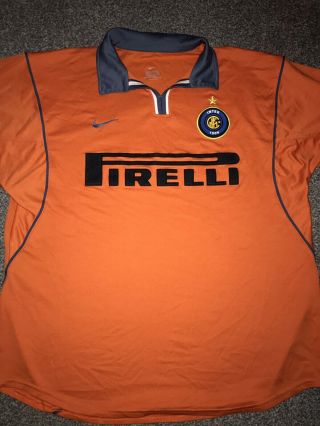 Inter Milan 3rd Shirt 1999/00 Large Rare And Vintage