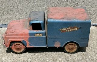 Vintage Tonka Service Truck Pressed Steel Parts/repair/restoration