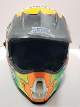 VINTAGE SHOEI MOTOCROSS HELMET TROY LEE 2