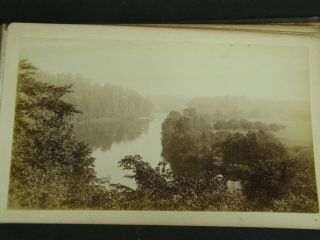 Antique 1890 ' s Albumen Photo Album St.  Joseph River Niles Michigan 11