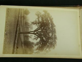 Antique 1890 ' s Albumen Photo Album St.  Joseph River Niles Michigan 12