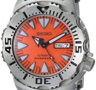 Seiko Orange Srp309 Monster 24 - Jewel Automatic Watch Rare Srp309k1 Japan