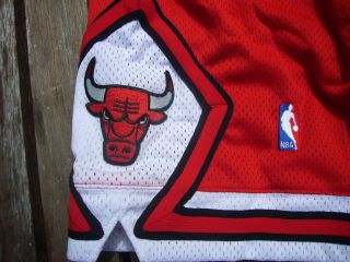 1997 - 98 Nike Chicago Bulls Pro Cut Game Issued NBA Shorts 42,  2” Vtg Jordan 3