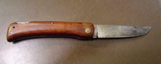 Vintage Friedr Herder Abr Sohn Ace Of Spades Folding Knife Solingen Germany 5